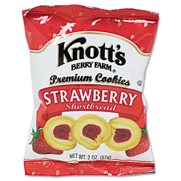 Knott's Berry Farm® Premium Berry Jam Shortbread Cookies, Raspberry, 2 Oz Pack, 36-carton freeshipping - TVN Wholesale